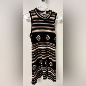Vintage Striped Shift Cozy Dress